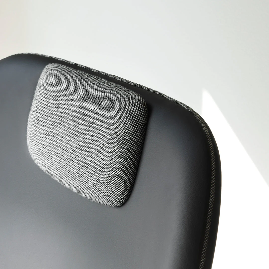 Drape High Lounge Chair w/ Headrest - Steel Legs - Image 6