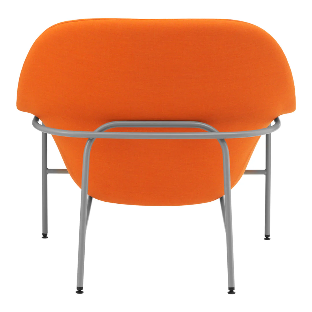 Drape Low Lounge Chair - Steel Legs - Image 8