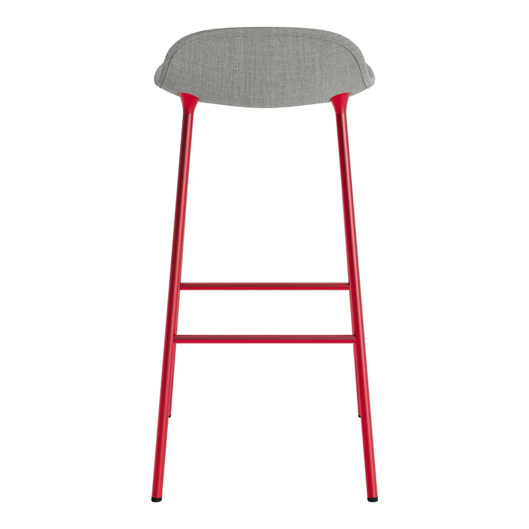 Form Bar Stool - Metal Legs - Upholstered - Image 102