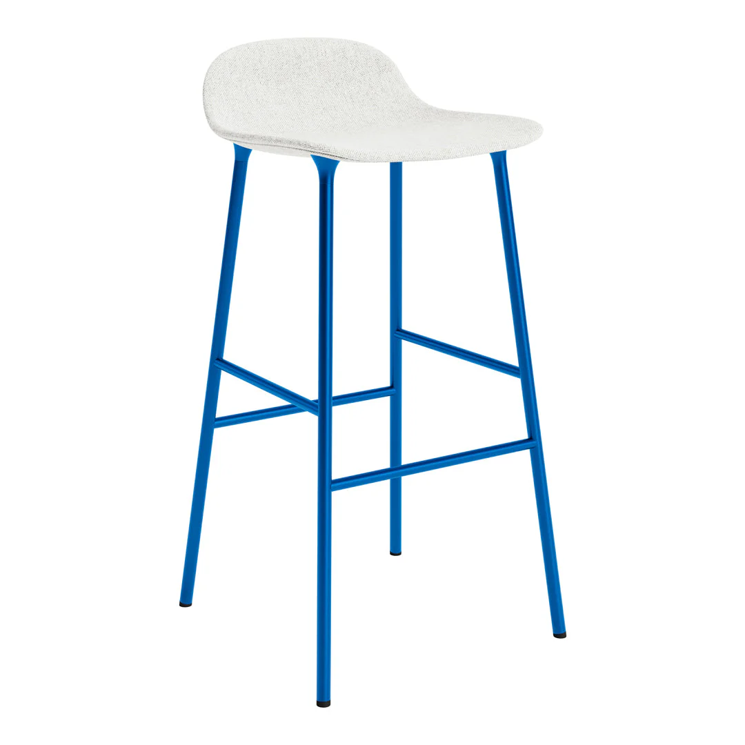 Form Bar Stool - Metal Legs - Upholstered - Image 118