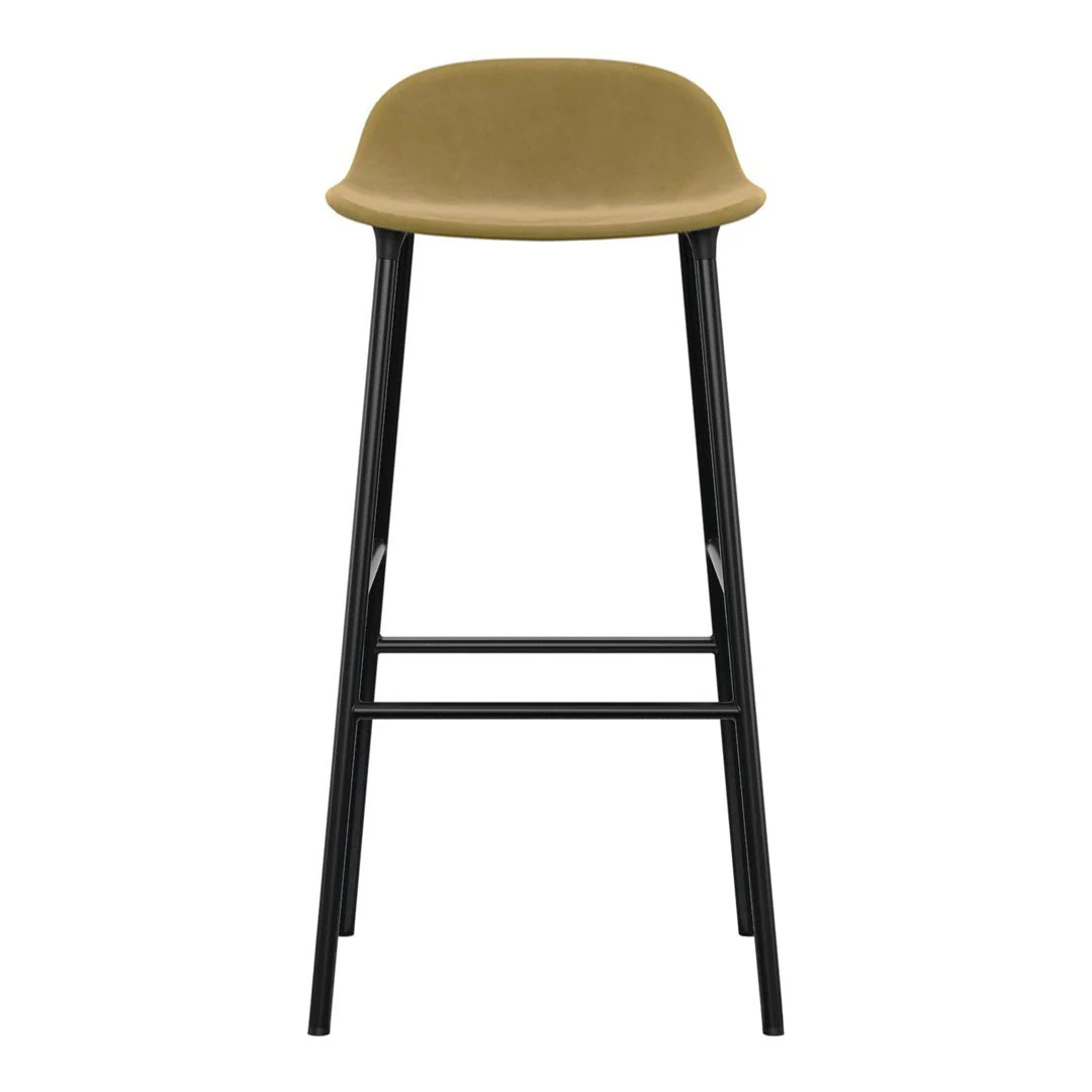 Form Bar Stool - Metal Legs - Upholstered - Image 24