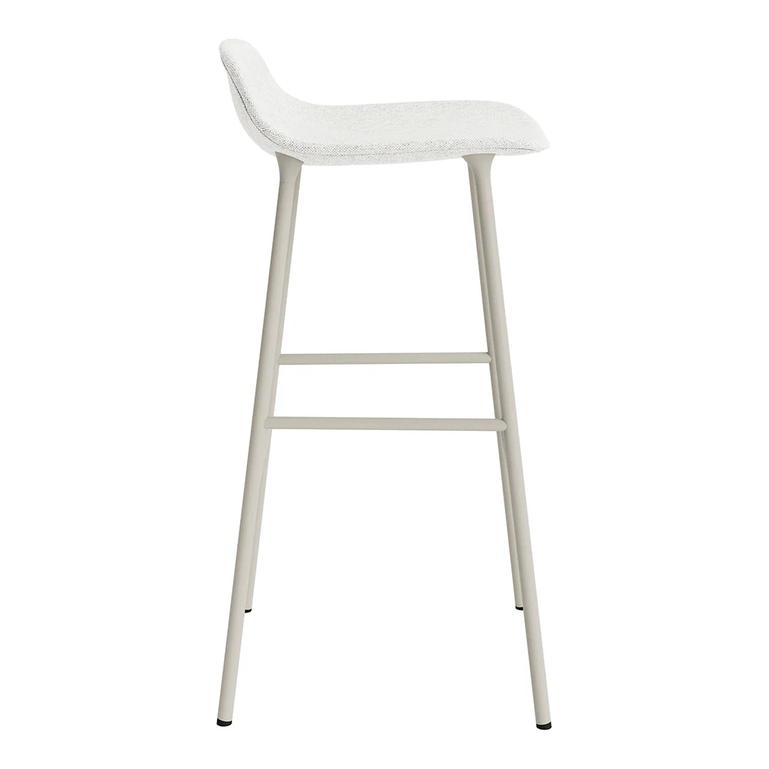 Form Bar Stool - Metal Legs - Upholstered - Image 43