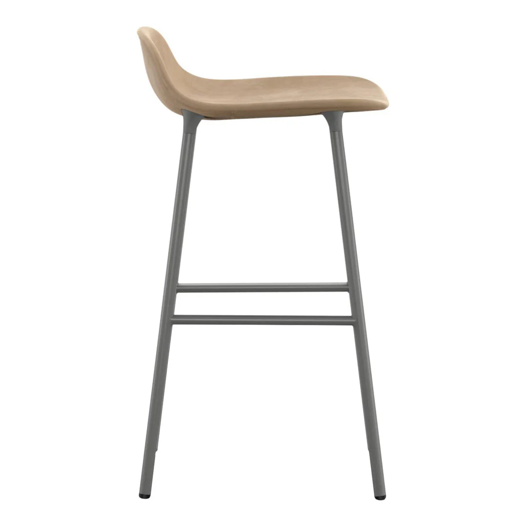 Form Counter Stool - Metal Legs - Upholstered - Image 10