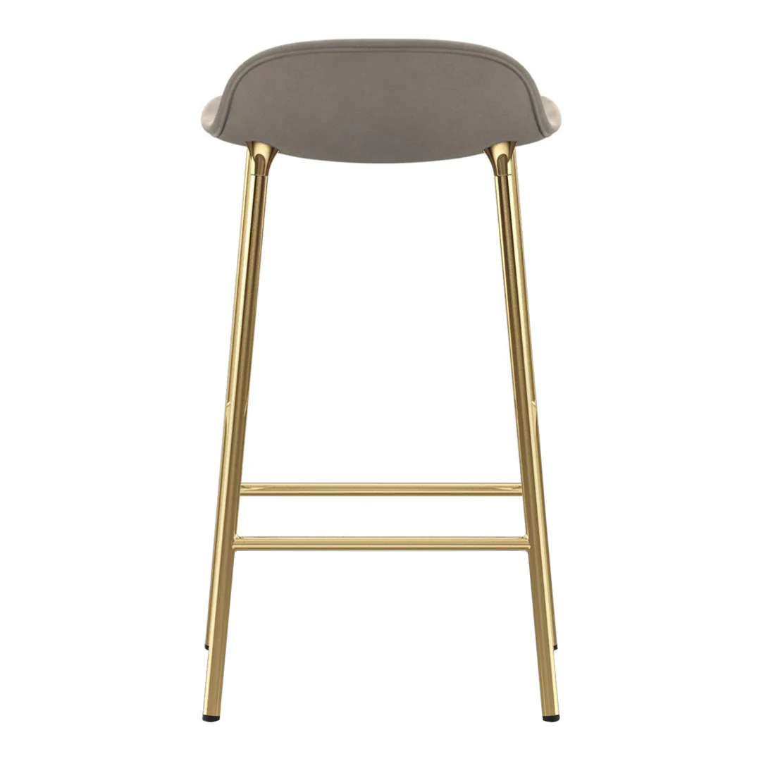 Form Counter Stool - Metal Legs - Upholstered - Image 16