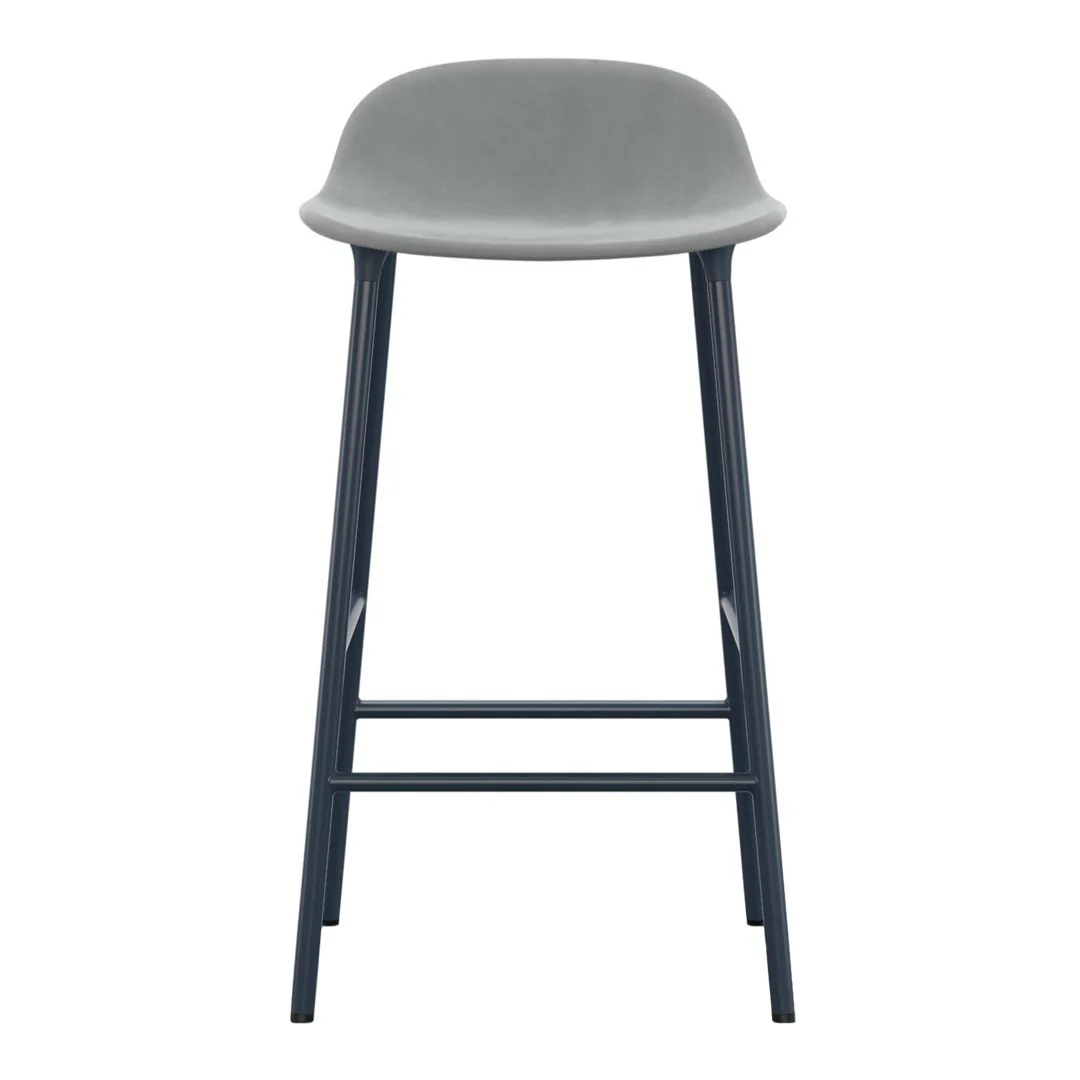 Form Counter Stool - Metal Legs - Upholstered - Image 21