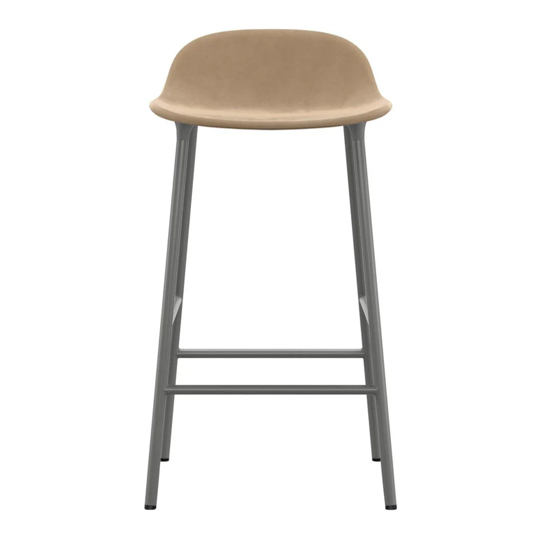 Form Counter Stool - Metal Legs - Upholstered - Image 22