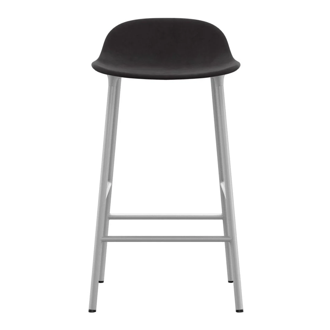 Form Counter Stool - Metal Legs - Upholstered - Image 23