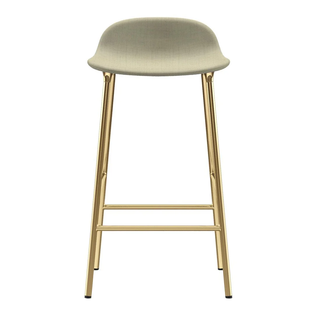 Form Counter Stool - Metal Legs - Upholstered - Image 27