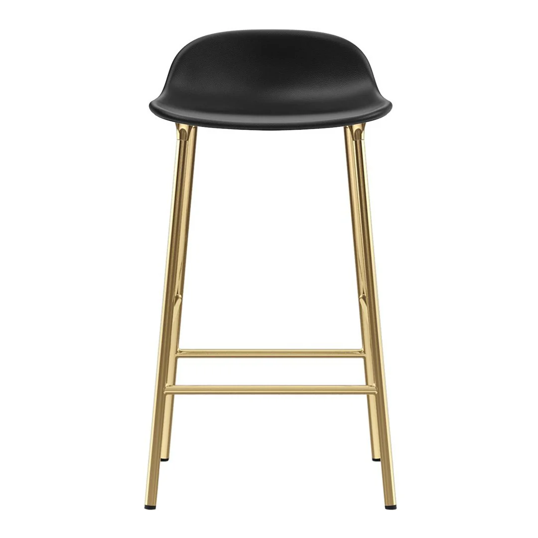 Form Counter Stool - Metal Legs - Upholstered - Image 28