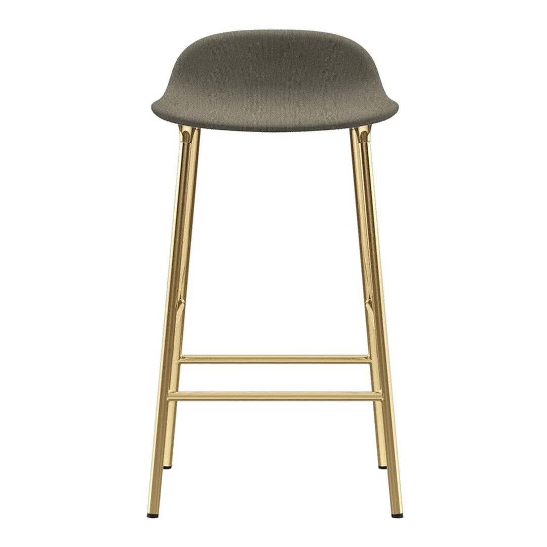 Form Counter Stool - Metal Legs - Upholstered - Image 29