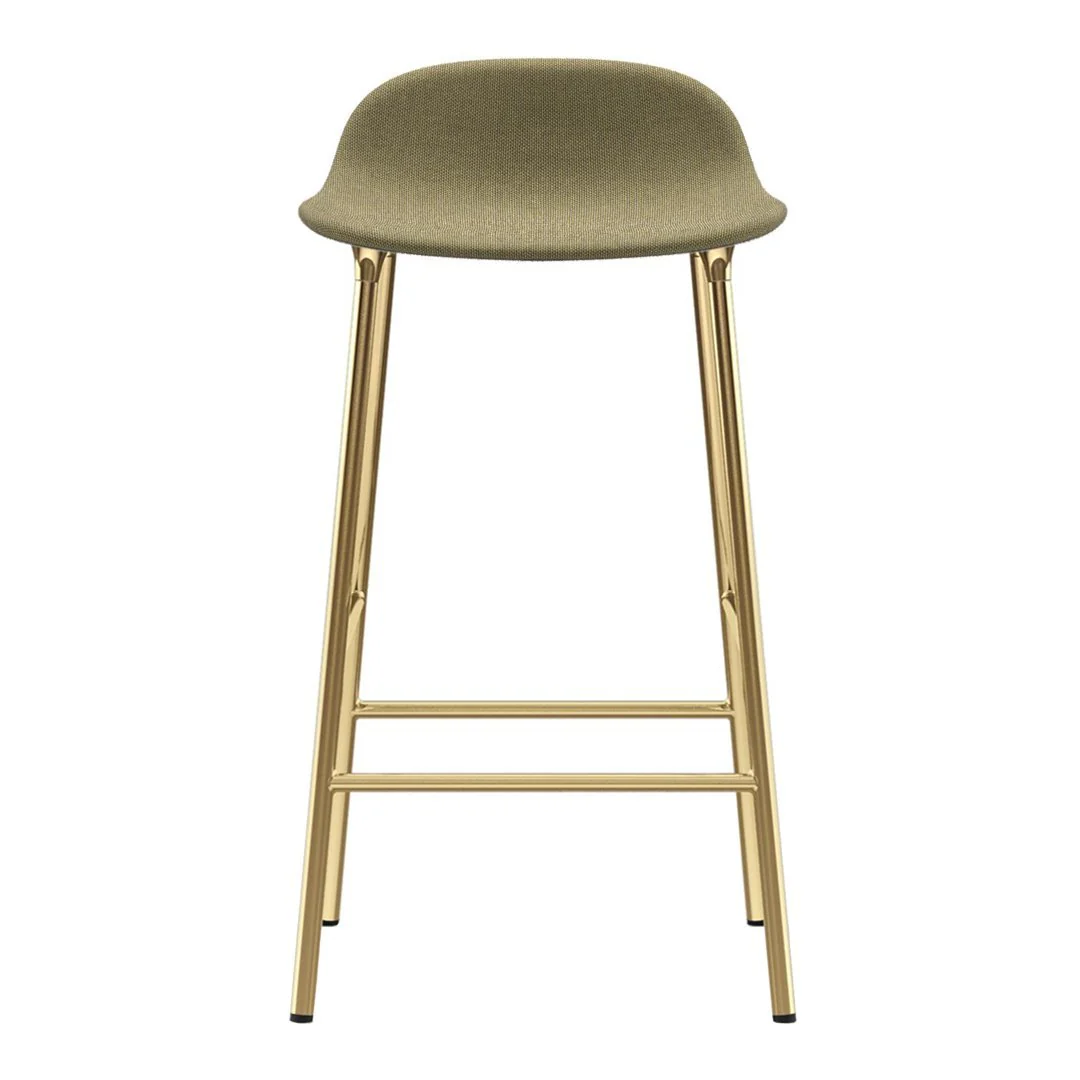 Form Counter Stool - Metal Legs - Upholstered - Image 31