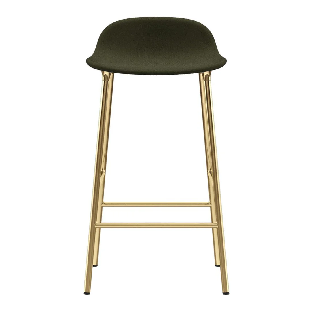Form Counter Stool - Metal Legs - Upholstered - Image 32