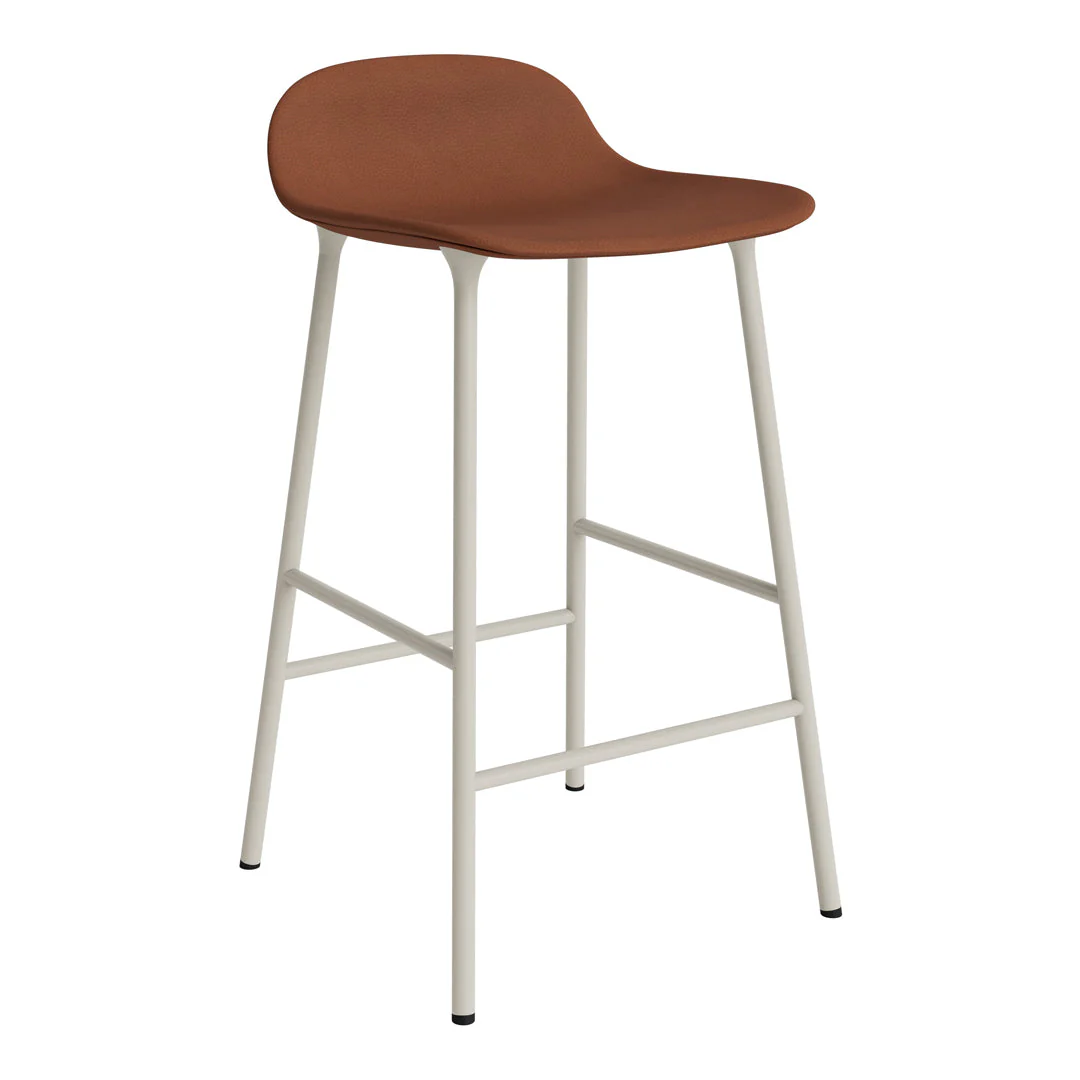 Form Counter Stool - Metal Legs - Upholstered - Image 46