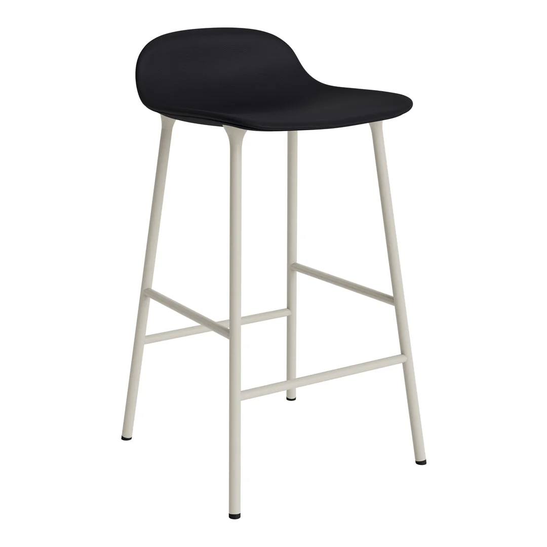 Form Counter Stool - Metal Legs - Upholstered - Image 50