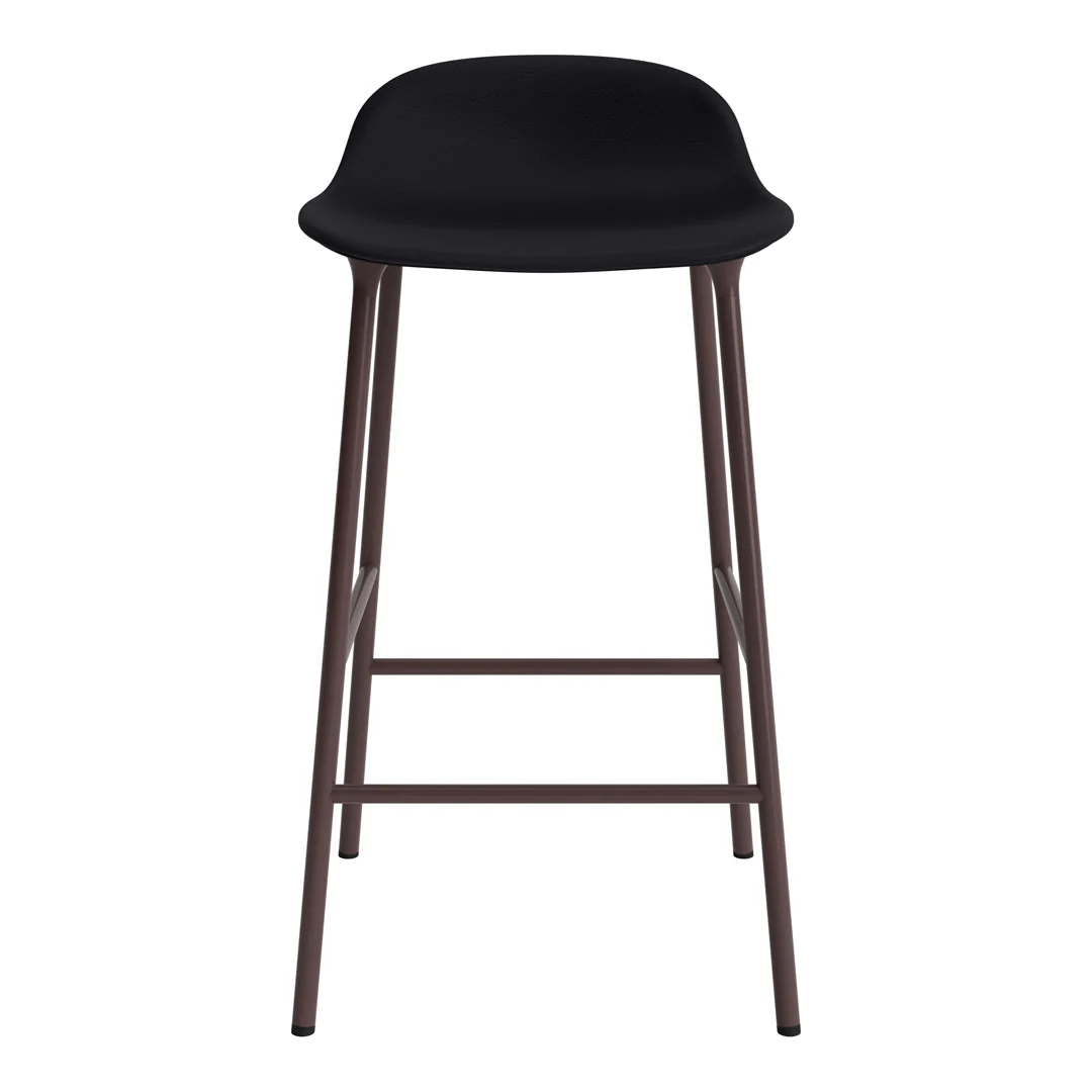 Form Counter Stool - Metal Legs - Upholstered - Image 99