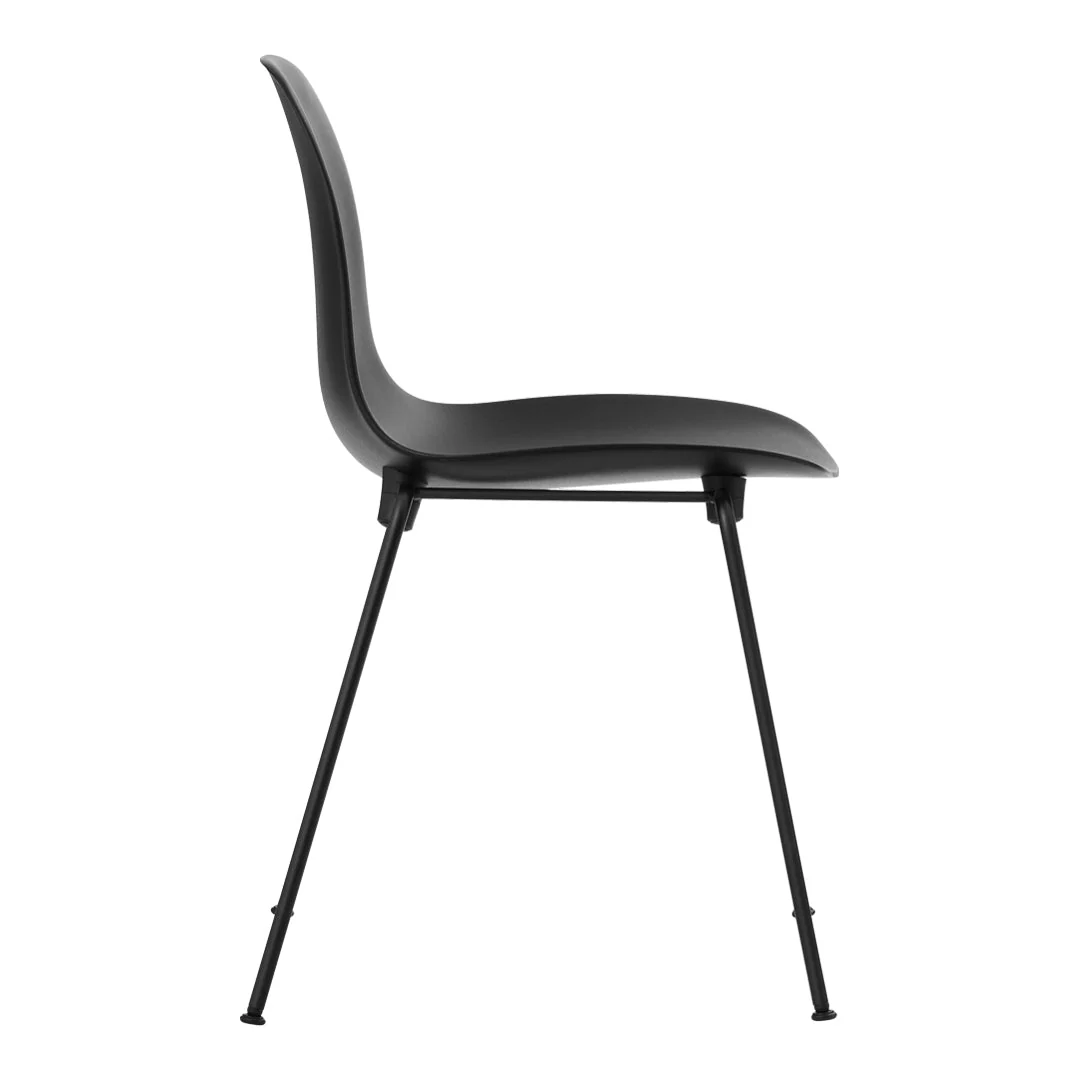 Form Stackable Side Chair - Metal Legs - Fully Upholstered - Image 11