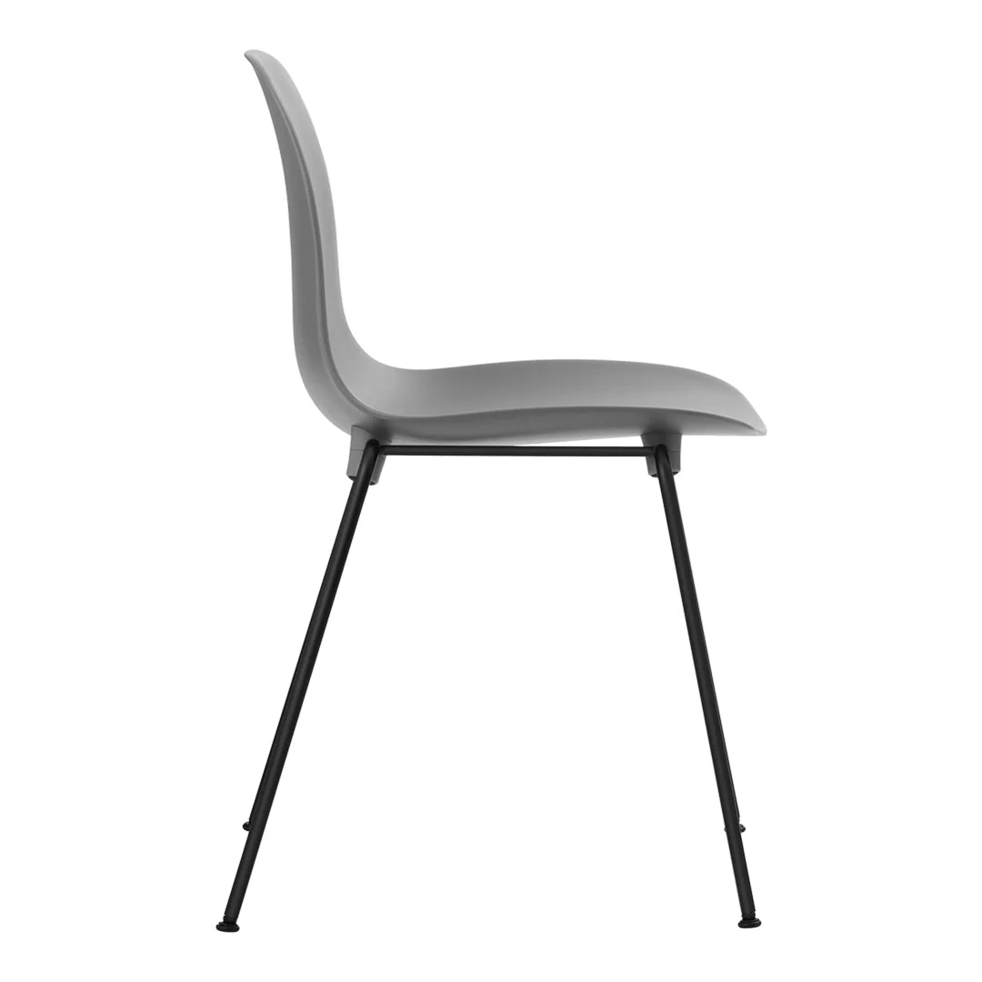 Form Stackable Side Chair - Metal Legs - Fully Upholstered - Image 12