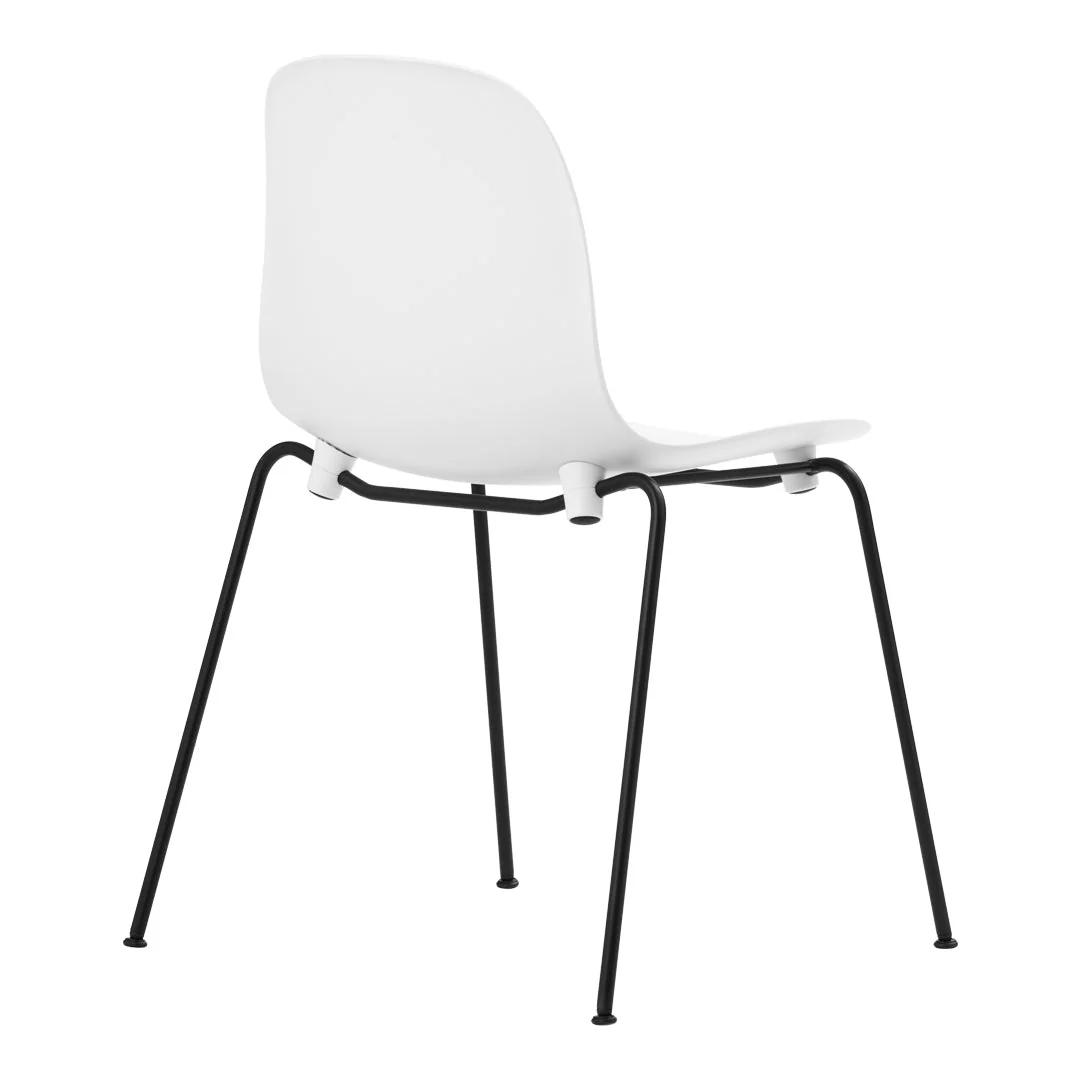 Form Stackable Side Chair - Metal Legs - Fully Upholstered - Image 14