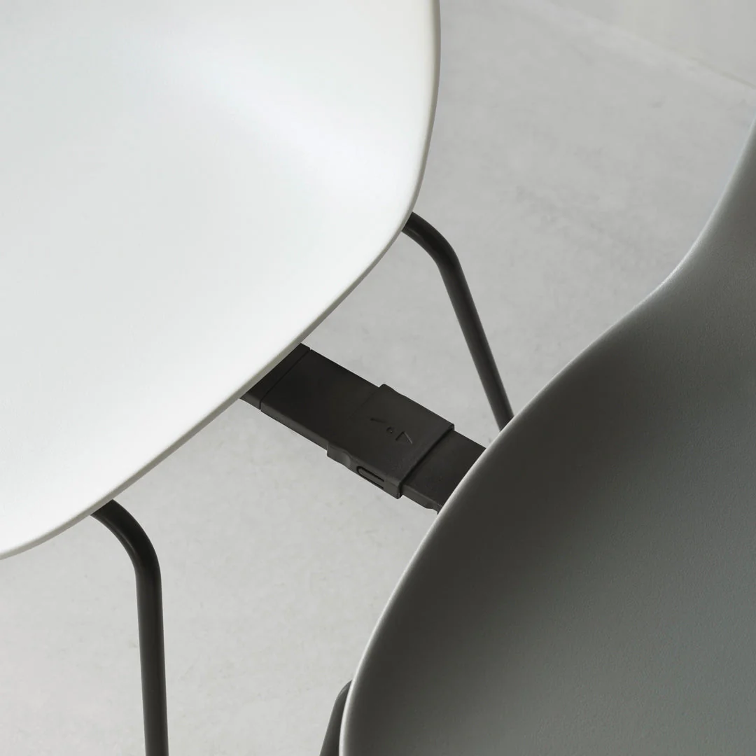Form Stackable Side Chair - Metal Legs - Fully Upholstered - Image 18