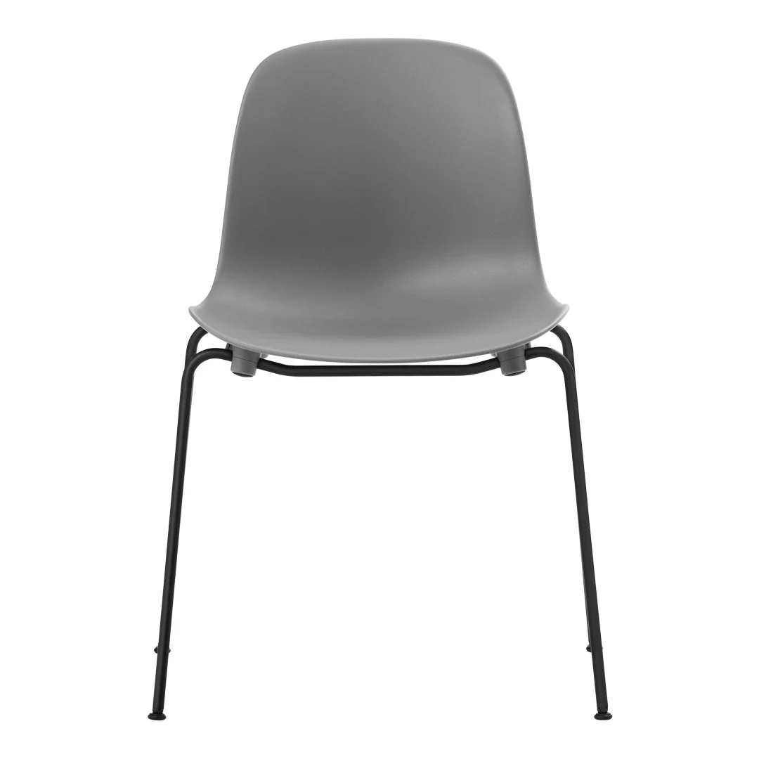 Form Stackable Side Chair - Metal Legs - Fully Upholstered - Image 2