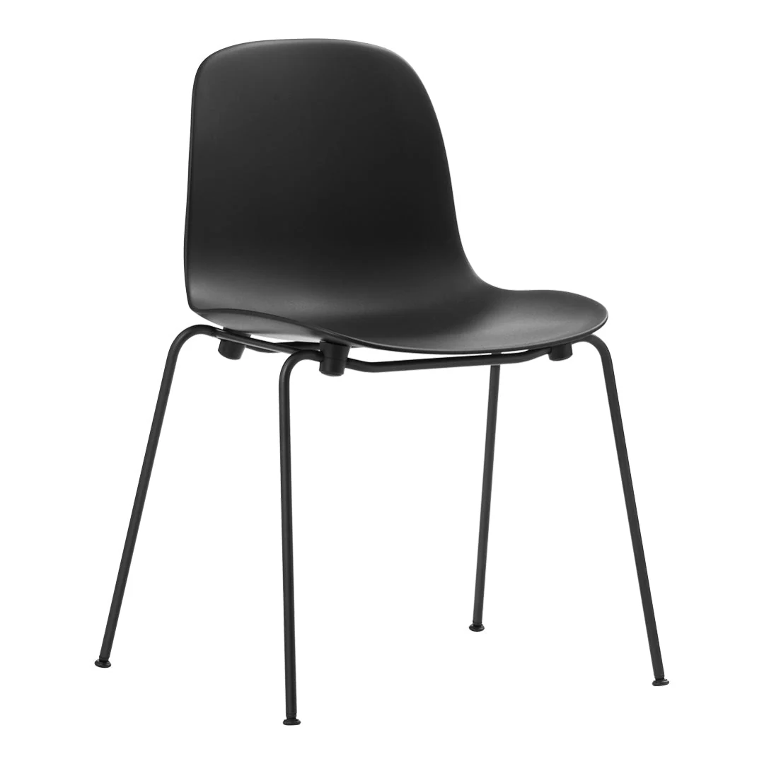 Form Stackable Side Chair - Metal Legs - Fully Upholstered - Image 22