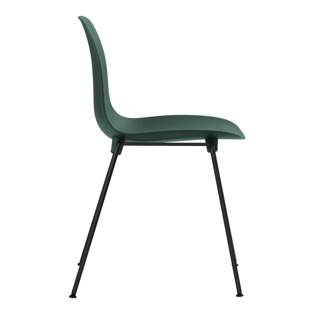 Form Stackable Side Chair - Metal Legs - Fully Upholstered - Image 24