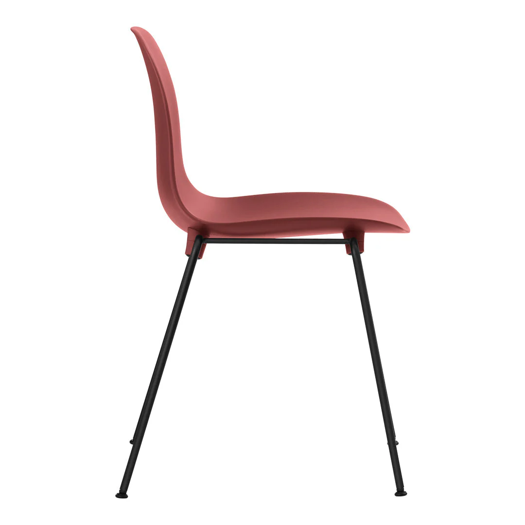 Form Stackable Side Chair - Metal Legs - Fully Upholstered - Image 25