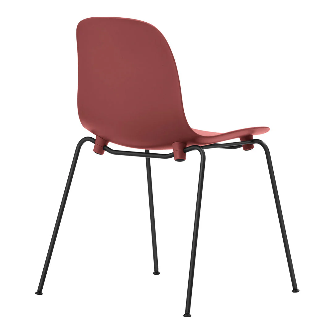 Form Stackable Side Chair - Metal Legs - Fully Upholstered - Image 27
