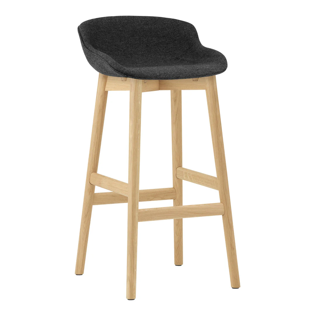 Hyg Bar Stool - Full Upholstery / Wood Base - Image 11
