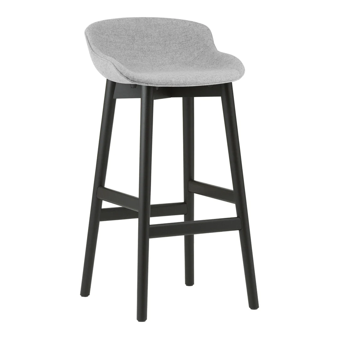 Hyg Bar Stool - Full Upholstery / Wood Base - Image 12