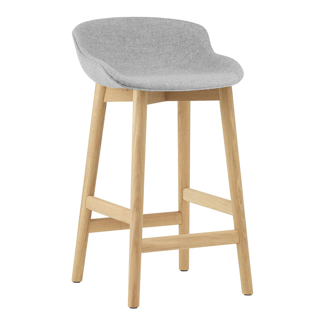Hyg Counter Stool - Full Upholstery / Wood Base - Image 13