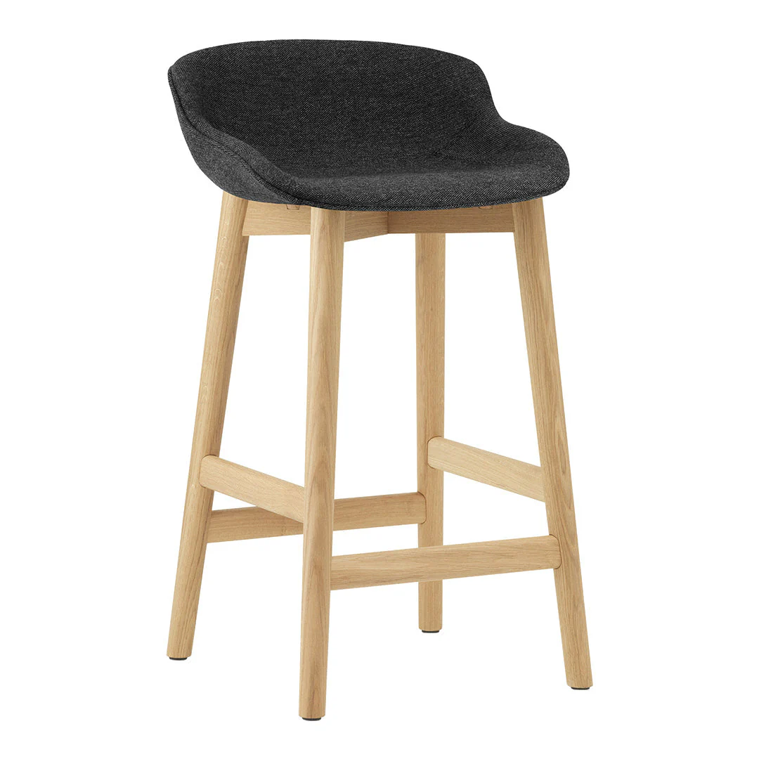 Hyg Counter Stool - Full Upholstery / Wood Base - Image 15