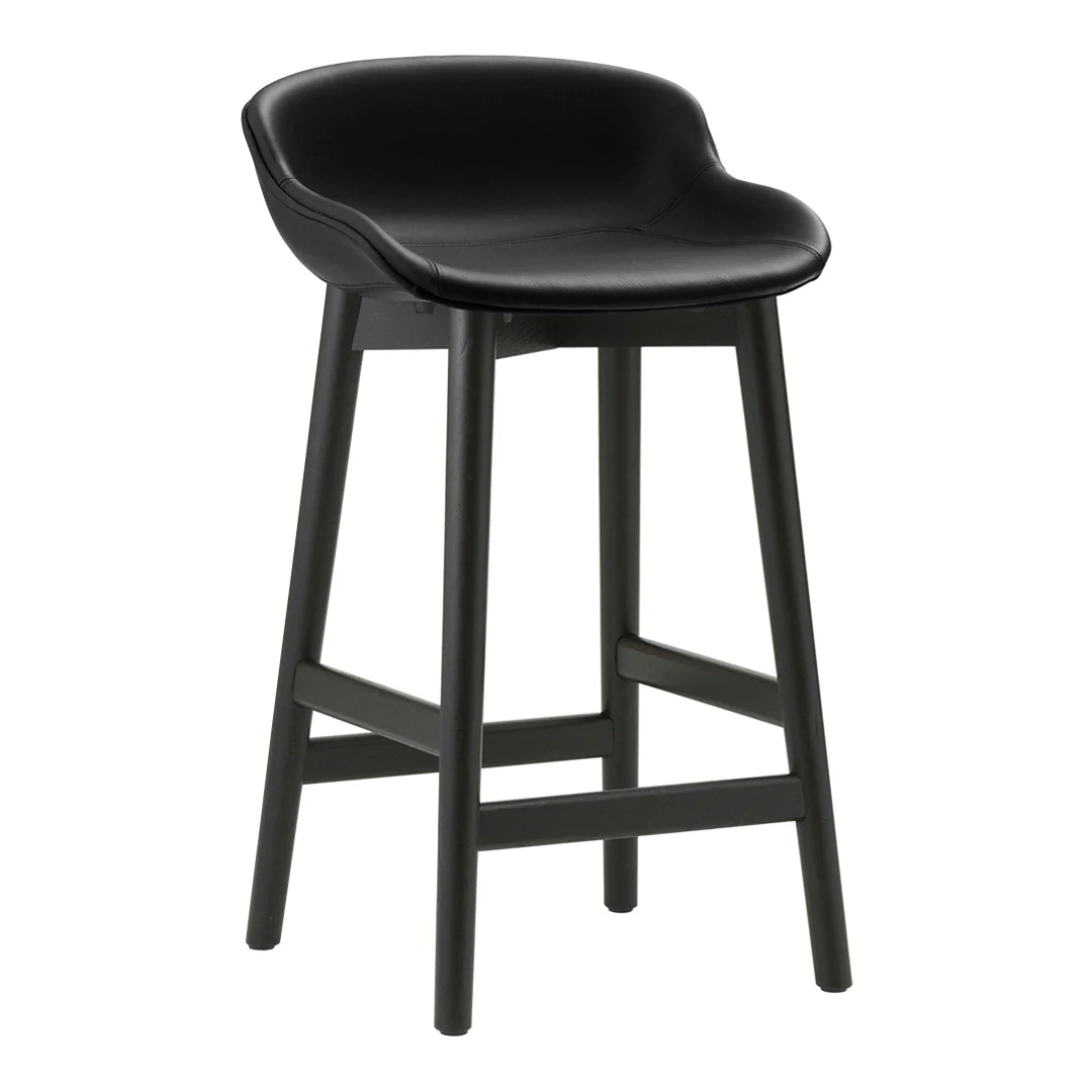 Hyg Counter Stool - Full Upholstery / Wood Base - Image 16