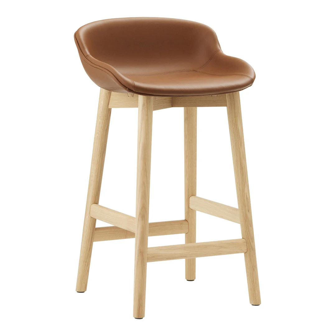 Hyg Counter Stool - Full Upholstery / Wood Base - Image 19