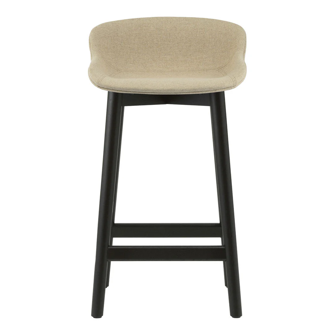 Hyg Counter Stool - Full Upholstery / Wood Base - Image 2