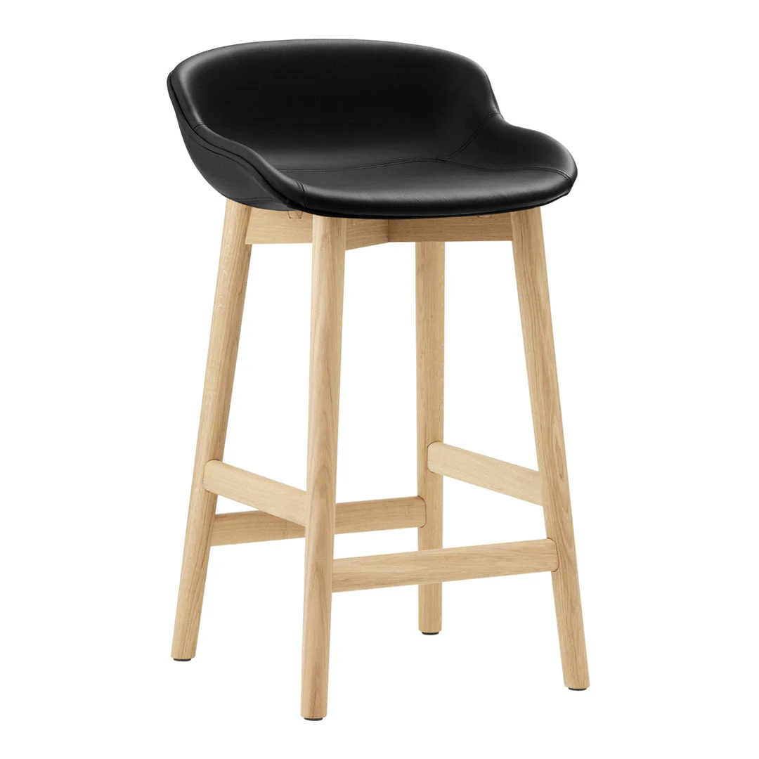 Hyg Counter Stool - Full Upholstery / Wood Base - Image 24