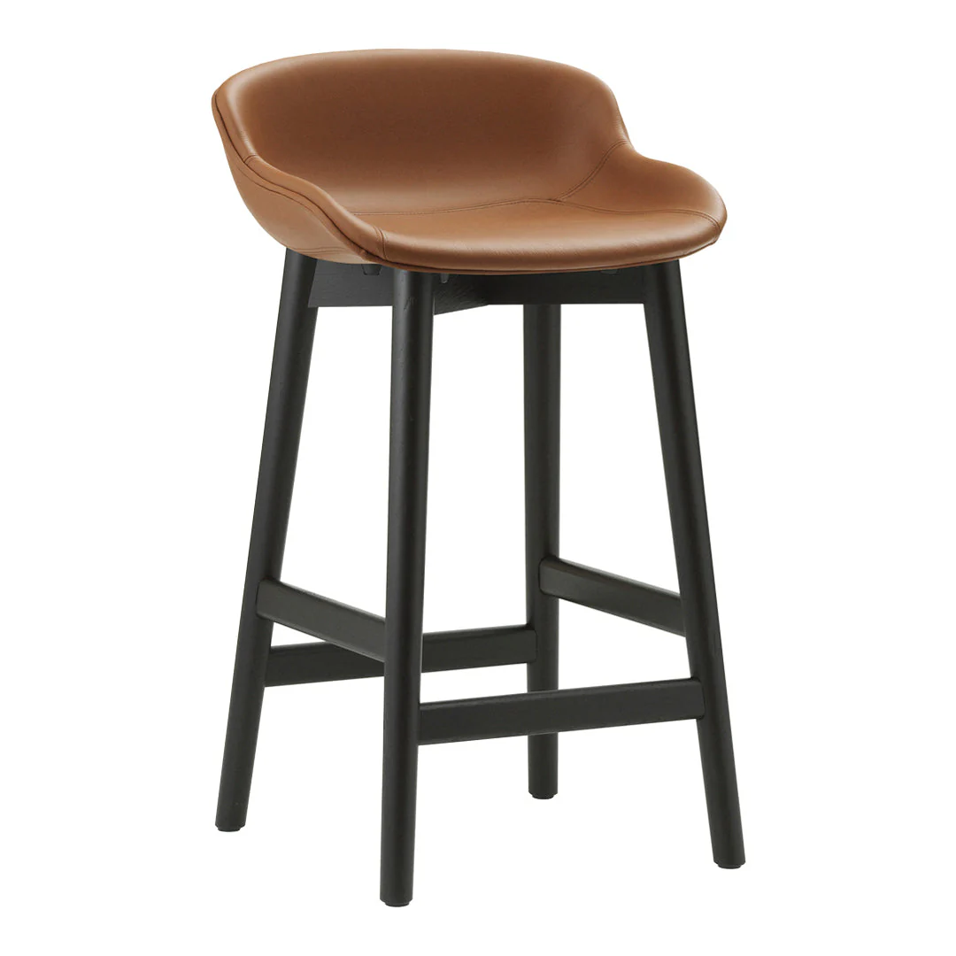 Hyg Counter Stool - Full Upholstery / Wood Base - Image 25