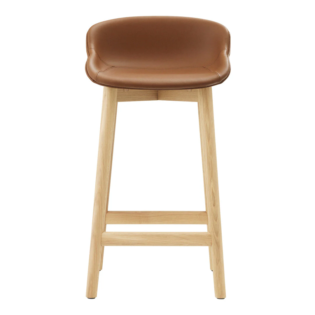 Hyg Counter Stool - Full Upholstery / Wood Base - Image 7