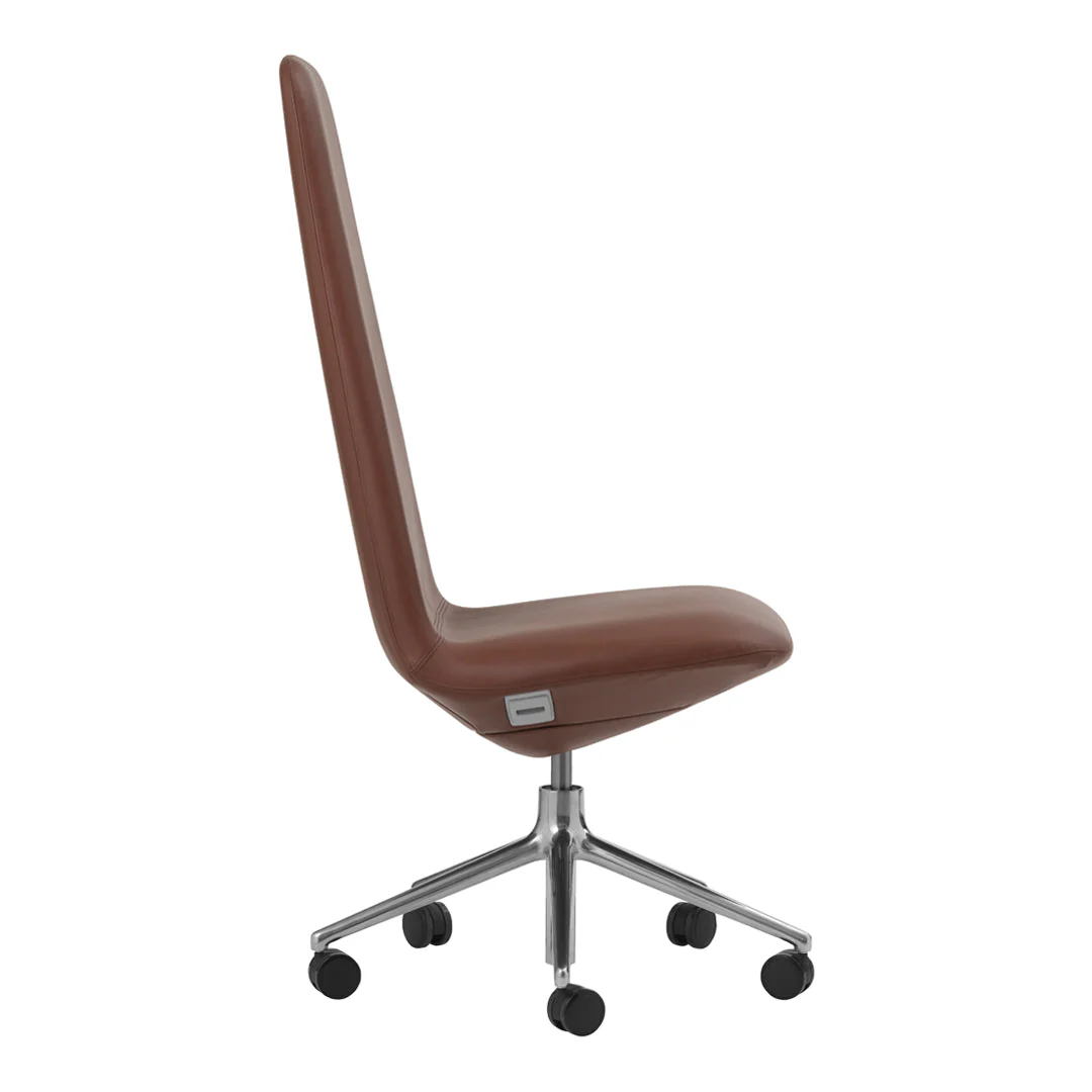 Off Side Chair High Back - 5-Star Swivel Base - Image 3