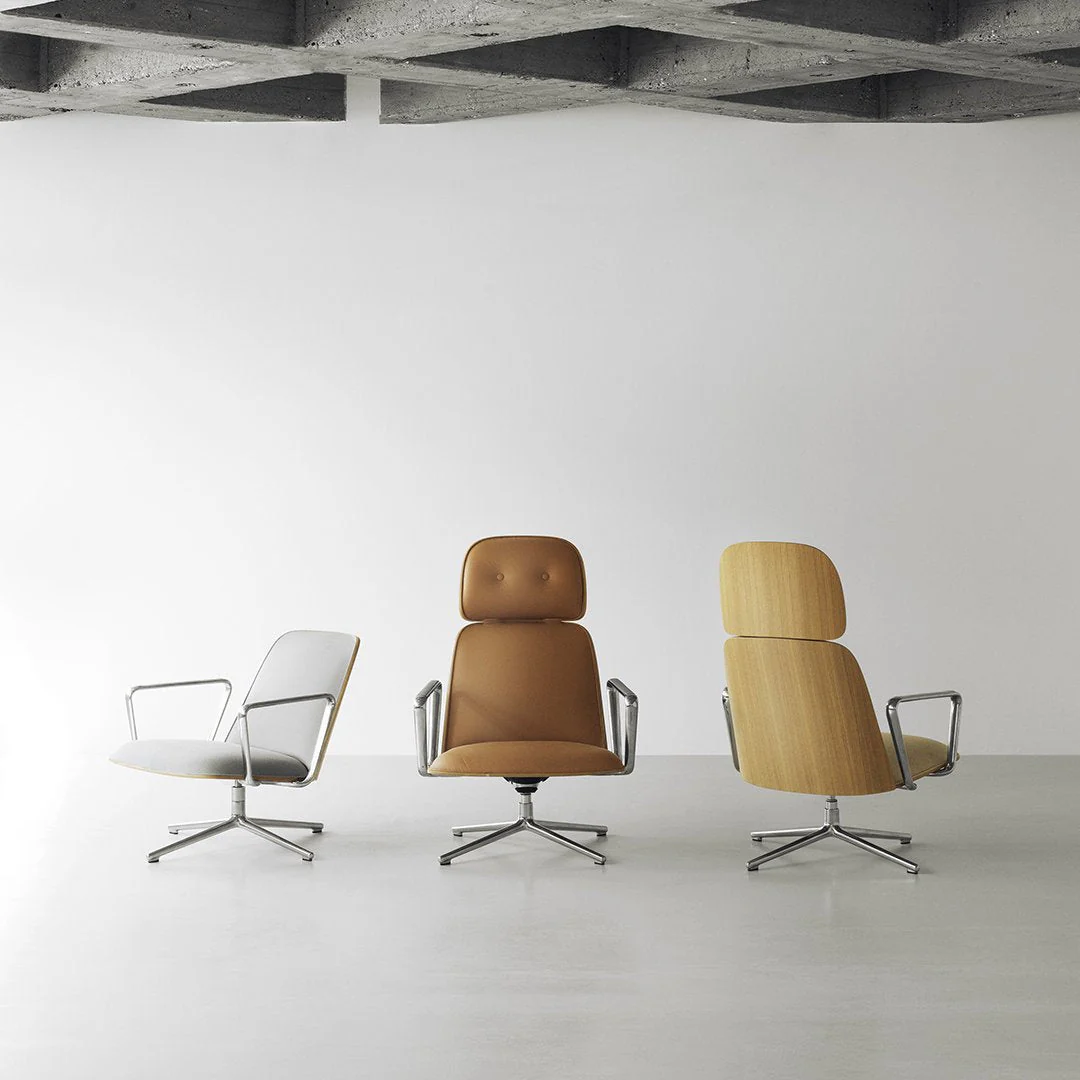 Pad Lounge Chair - High, Swivel Base - Image 19