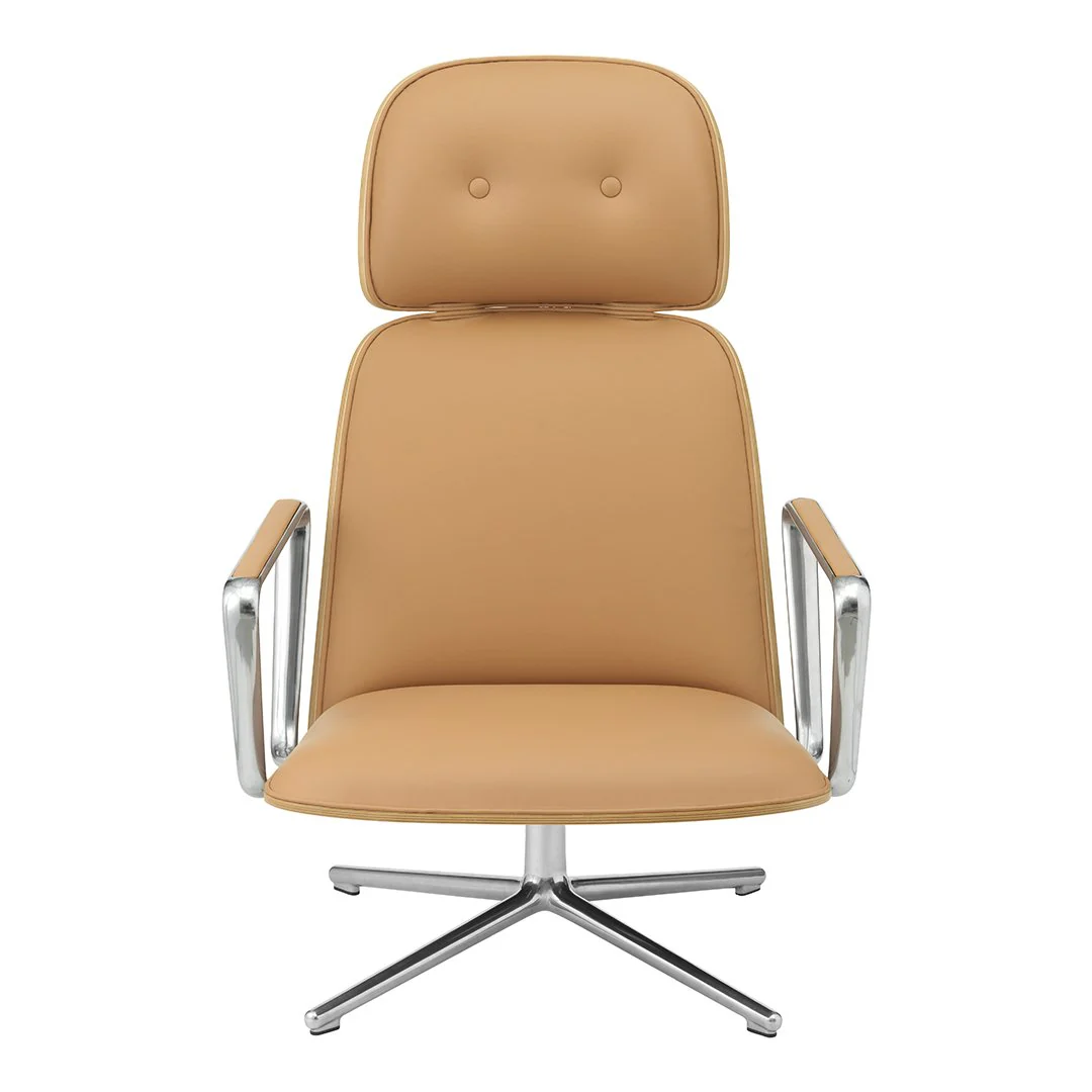 Pad Lounge Chair - High, Swivel Base - Image 2