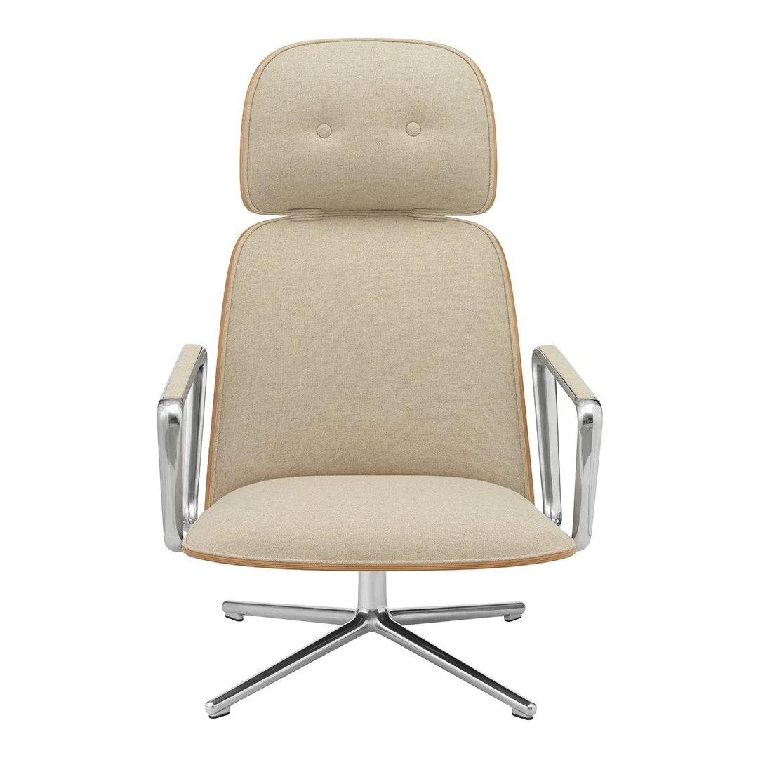 Pad Lounge Chair - High, Swivel Base - Image 3