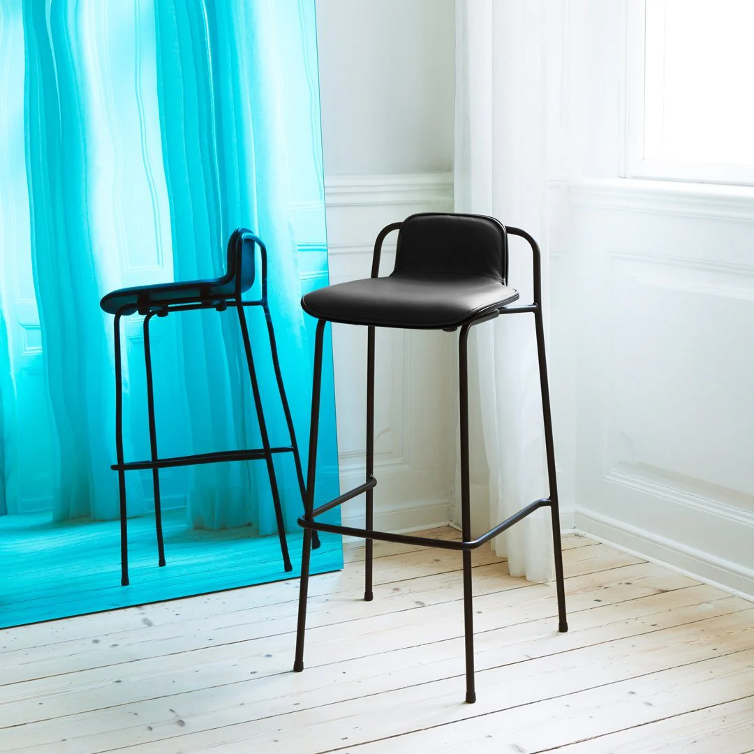 Studio Bar Stool - Fully Upholstered - Image 3
