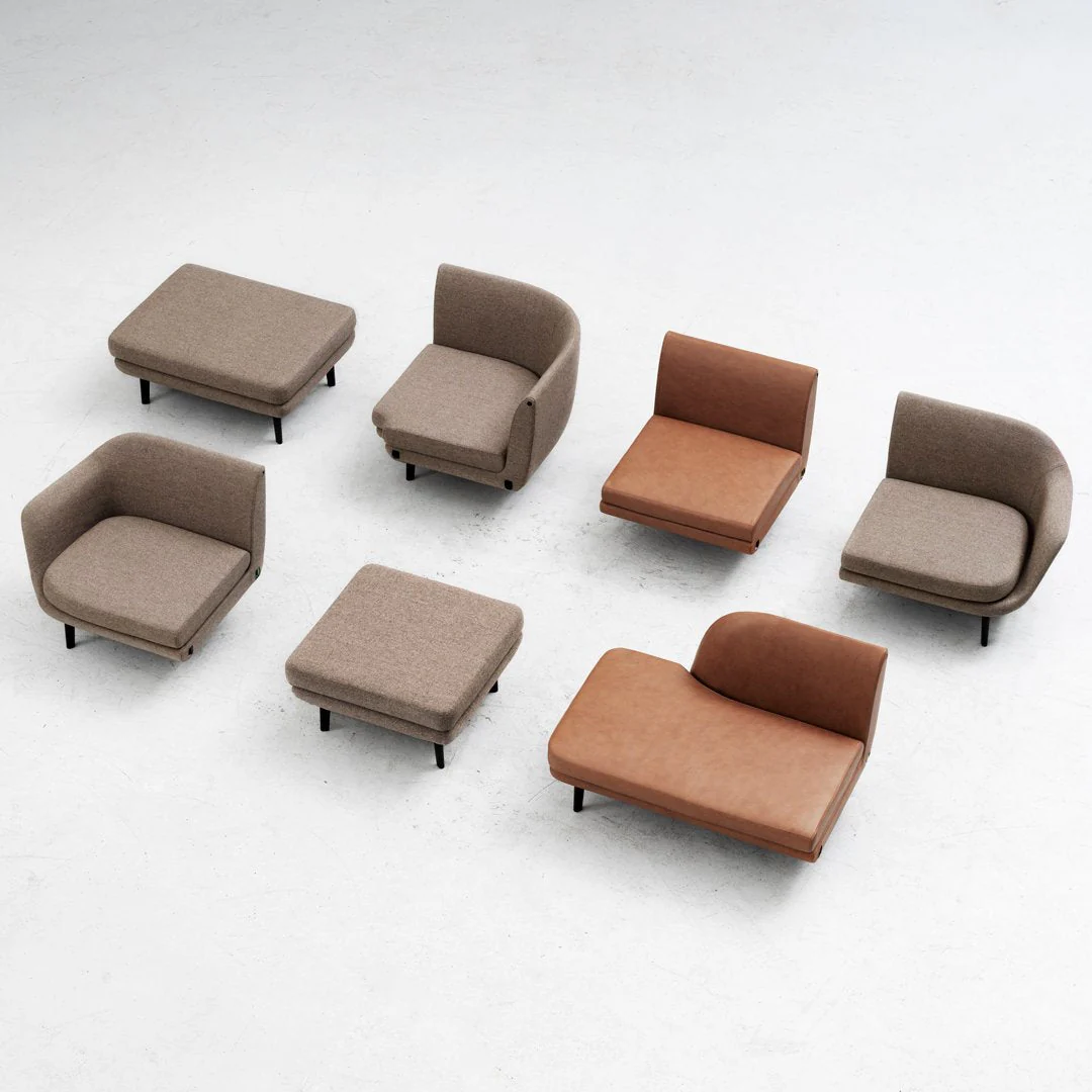 Sum Modular Sofa - Pouf - Image 6