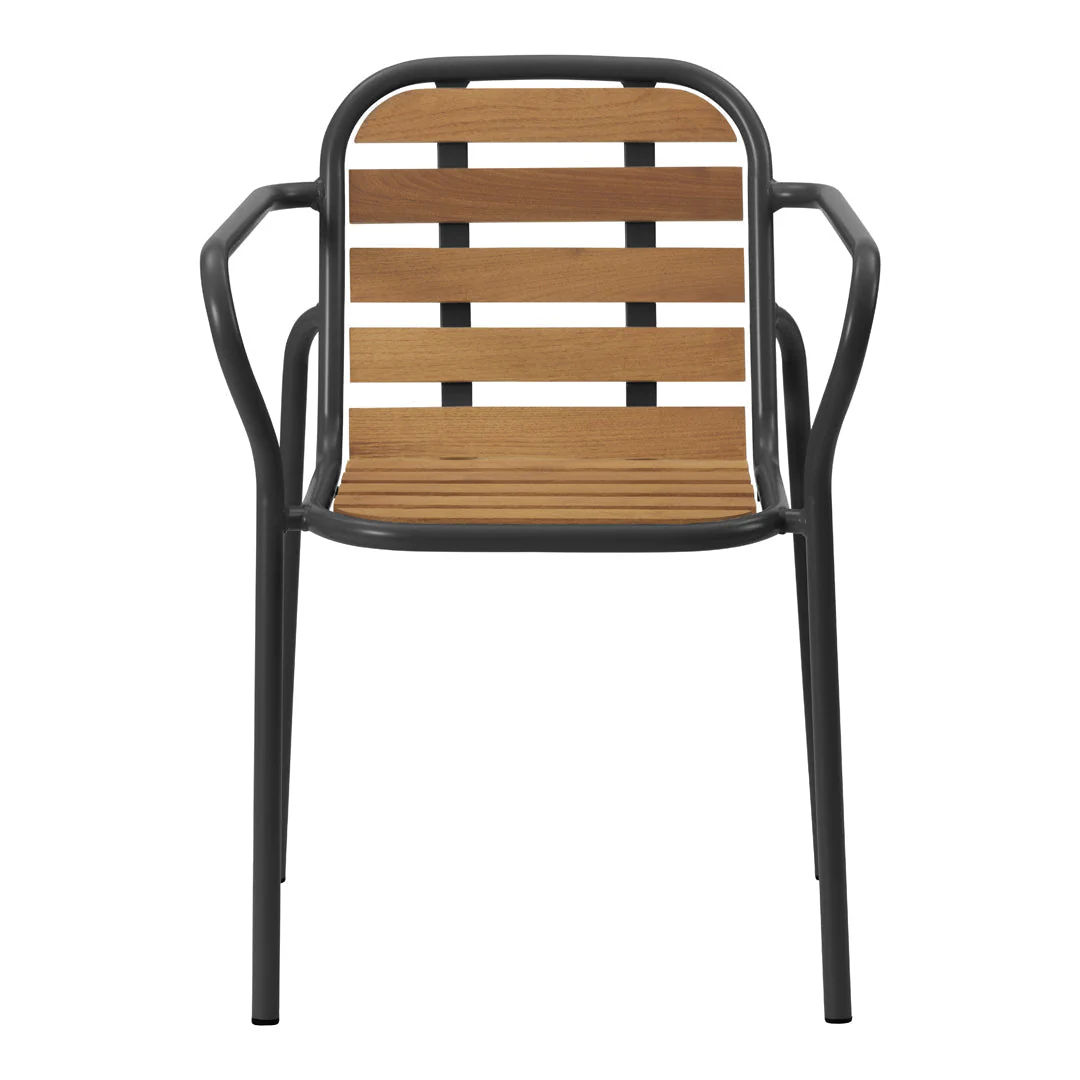 Vig Outdoor Dining Chair w/ Armrest - Image 3