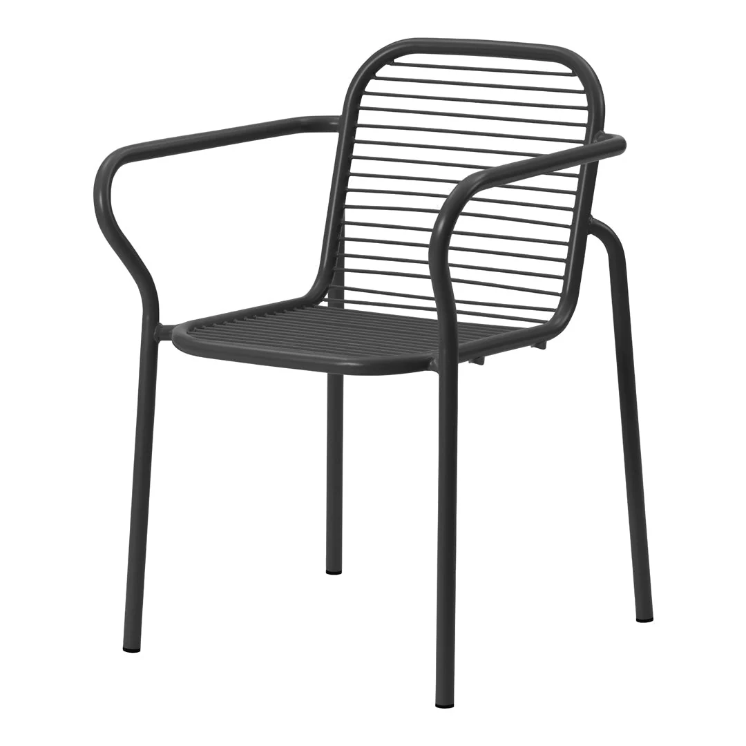 Vig Outdoor Dining Chair w/ Armrest - Image 5