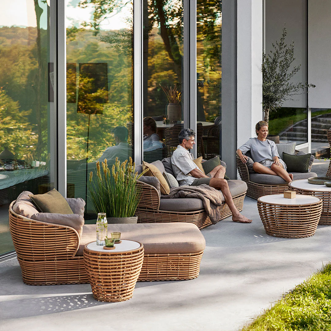 Basket Outdoor Coffee Table - Small - Image 7
