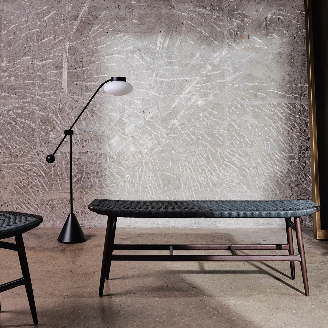 Freja Bench - Paper Cord Seat - Image 3
