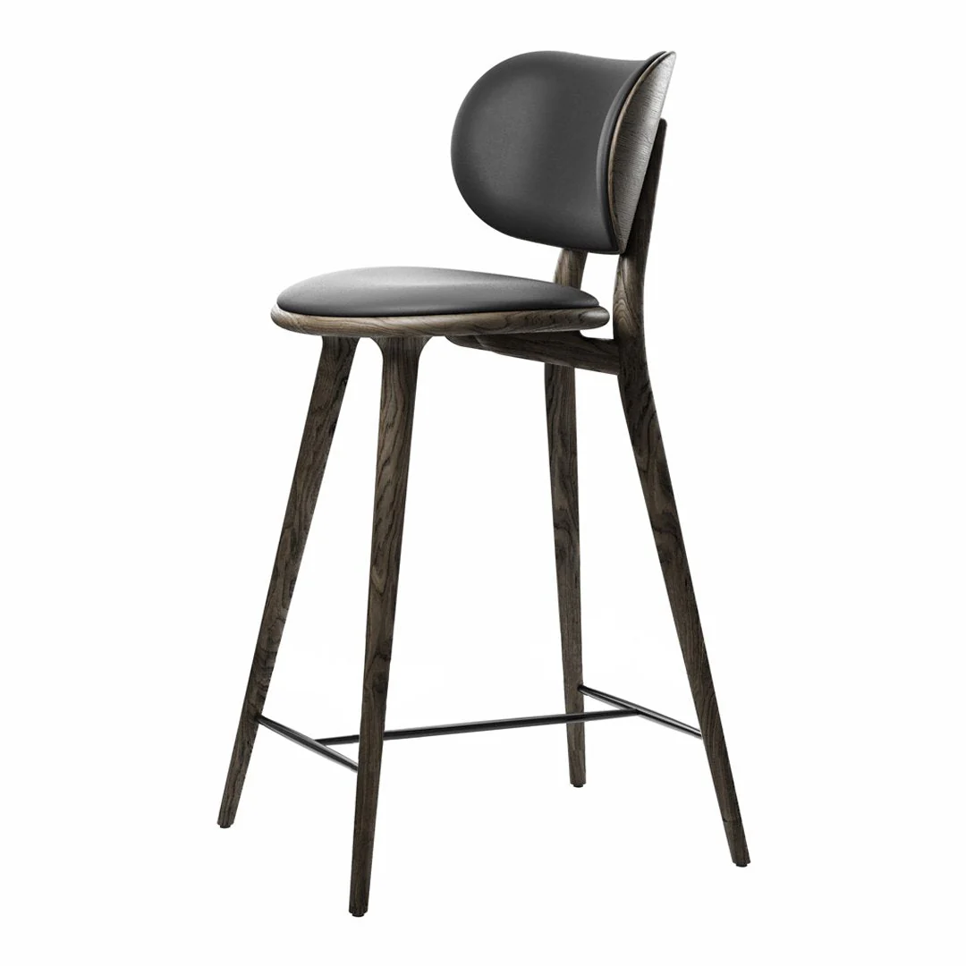 High Counter Stool w/ Backrest