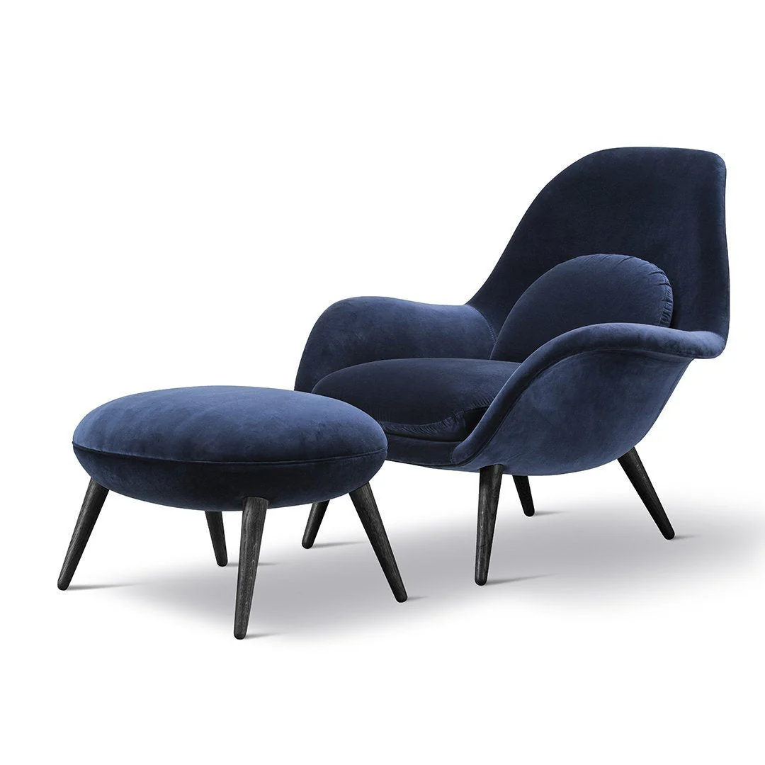 Swoon Ottoman - Single Upholstery - Image 11